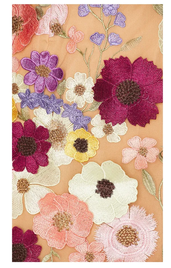 Rosalind Elliatt 3D Floral Mini Dress - Image 3