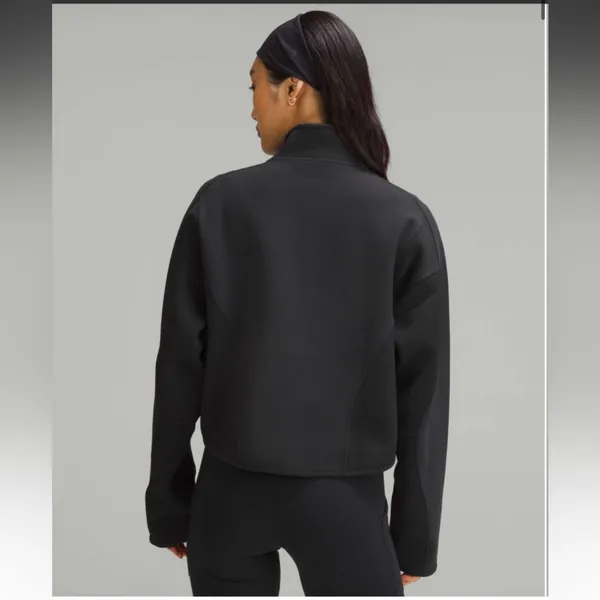 Lululemon Mixed Fabric Half-Zip Pullover - Image 3