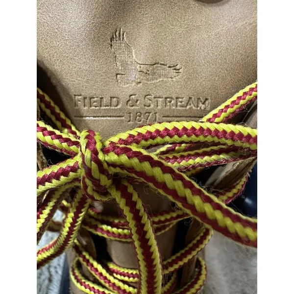 Field & Stream Duck Boots Navy Womens Size 6 Insulated Leather Upper Waterproof - Image 3