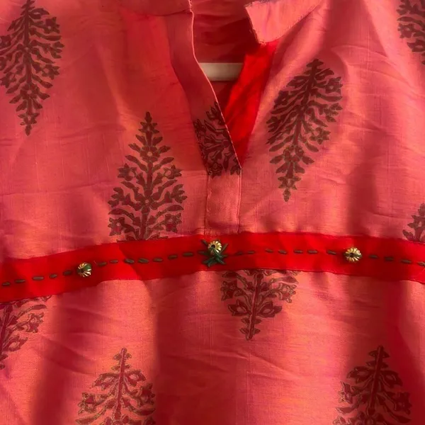 ✨Two Way Kurta Lads Pink Sz XXL Shirt✨ - Image 5
