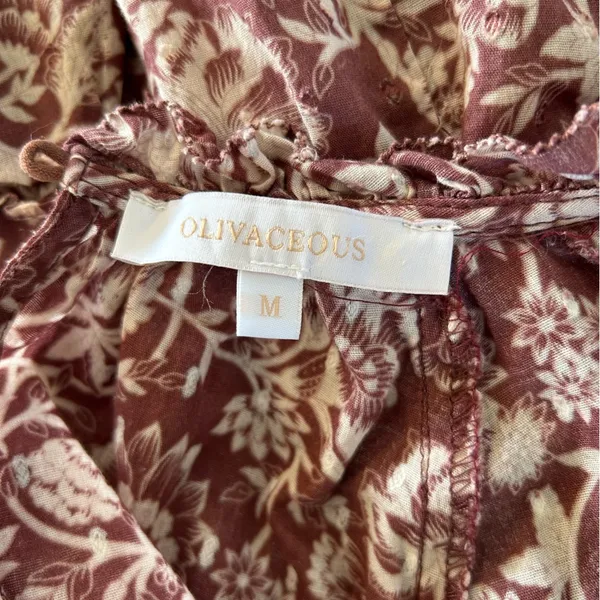Olivaceous Tiered Puff Sleeve Sundress - Image 2