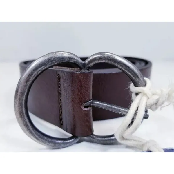 NWT Amsterdam Heritage Vicky Brown Leather Belt NEW- Sz 85 (33.4) INCHES - Image 5