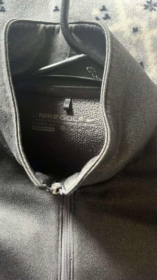 Nike Zip-Up Jacket Grey Dark women’s extra small  - Image 4