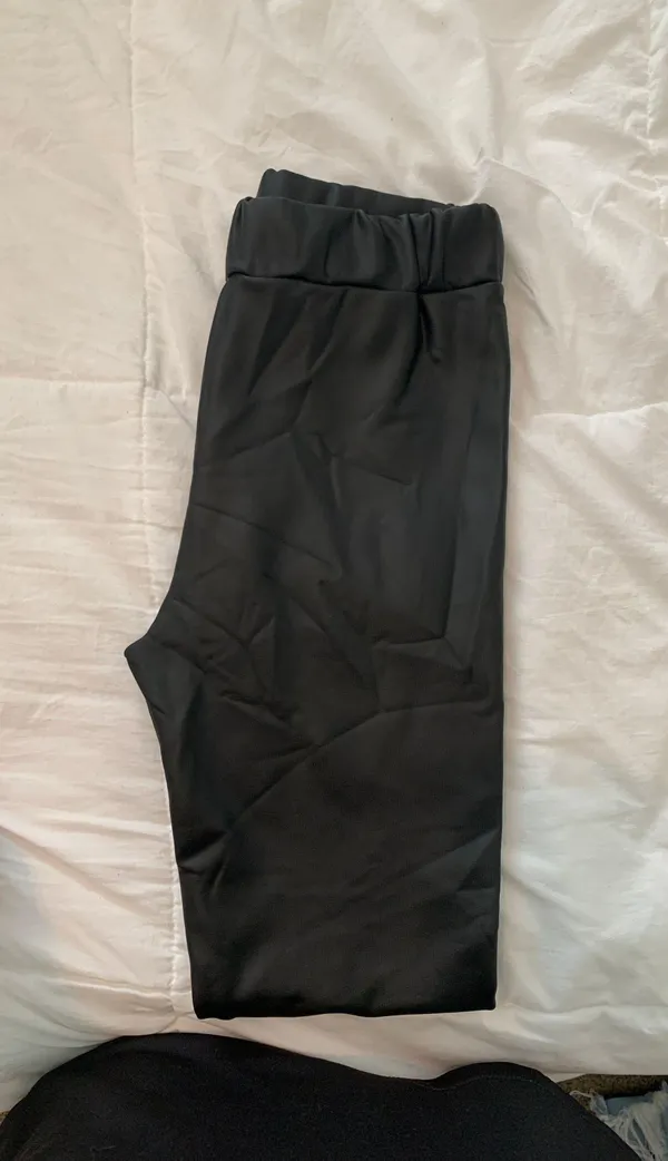 Leather Leggings Size M - Image 2