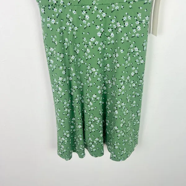Nine Britton NWT Stitch Fix Desiree Strappy Floral Sleeveless Dress Green Size Large L NEW - Image 4