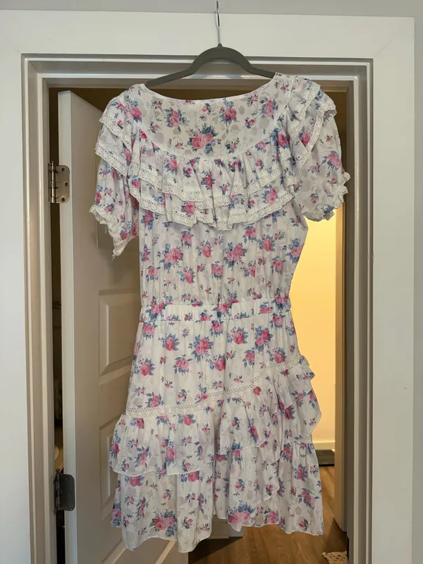Floral Boutique Dress Mini Ruffle - Image 2