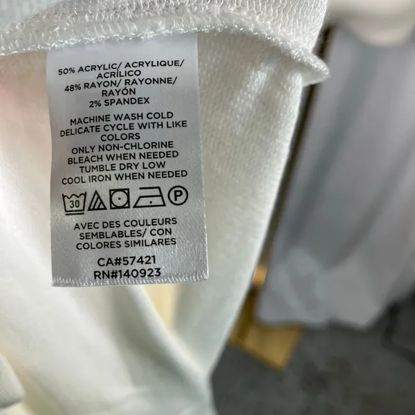 Lou & Grey Signaturesoft Tunic Top Medium Moonlight Ivory Long Sleeve Nordstrom‎ - Image 13