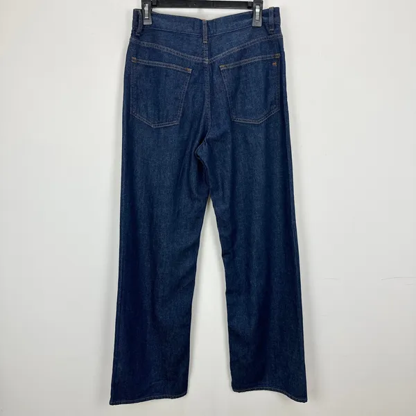 Madewell The Perfect Vintage Wide-Leg Jean in Airy Denim Rinse Wash US 27 NWT - Image 9