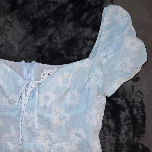 Princess Polly Shelly Mini Dress in Blue Size 6 - Image 10