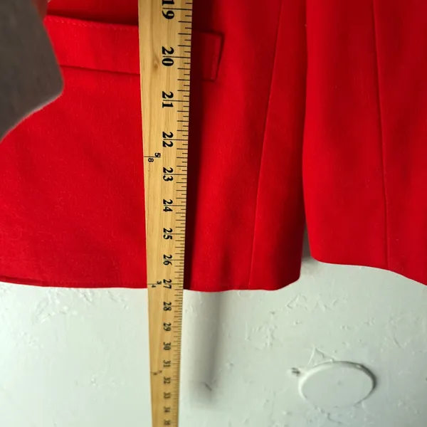 Vintage Pendleton Red Wool Blazer Jacket Womens Size‎ S Single Button USA Made - Image 13