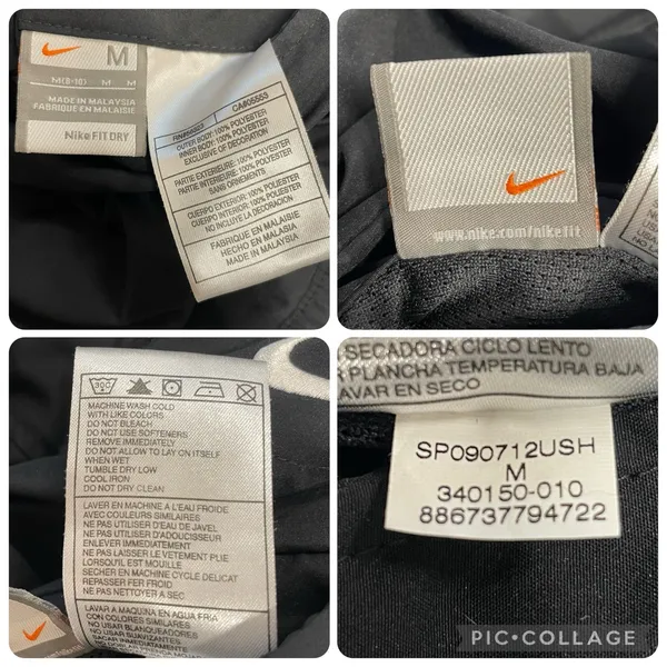 Nike Womens M Jacket‎ Reversible Black Fit Dry Hidden Hood Running Cycling Logo - Image 8