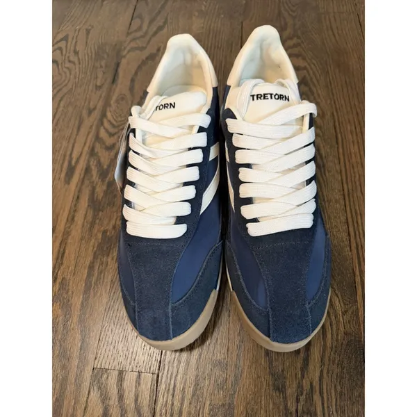 TRETORN Rawlins 2.0 Leather Sneaker Navy Blue Women's Sz 10 NWT - Image 15