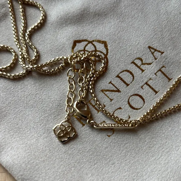 Nwot Kendra Scott Pink Iridescent Tassel Pendant Necklace - Image 6