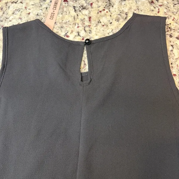 Coco + Carmen Black Asymmetrical Dress - Image 6