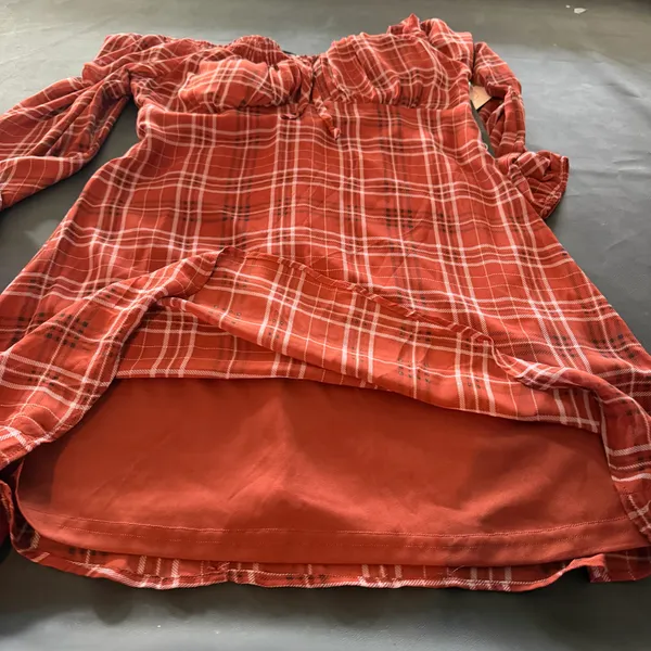 NWT As U Wish Plaid Dress woman’s Medium - Image 10