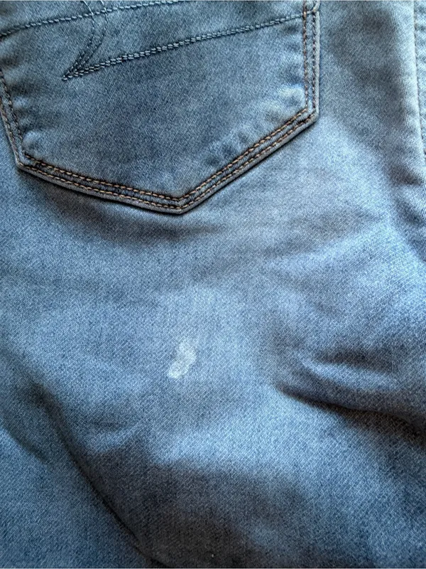 American Eagle Outfitters Light Blue Ripped Skinny Jeans - Image 7