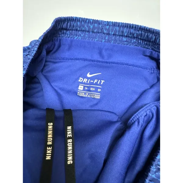 Nike Womens Shorts Sz‎ XS Blue Running Short Athletic Gym Dri-Fit Tempo - Image 4