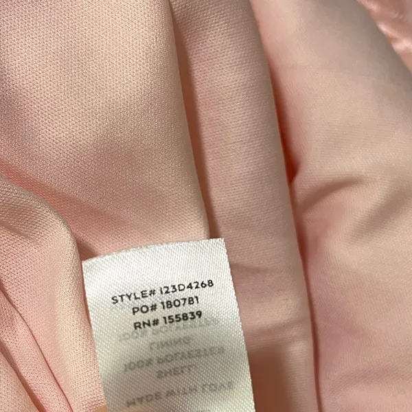 Lulus NWT Picturesque Allure Blush Pink Jacquard Tie Strap Maxi- Size Small - Image 10