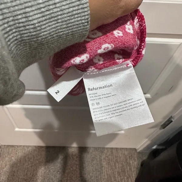 Reformation Mini Slip Dress - Image 5
