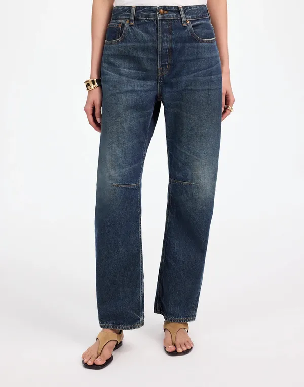Madewell Darted Barrel Leg Jeans - Image 2