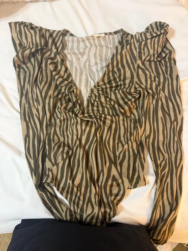 Animal Print Body Suit - Image 4