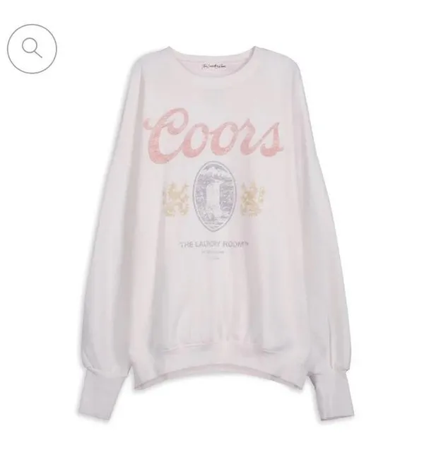 COORS White Oversized Laundry Room Sweatshirt - Image 5