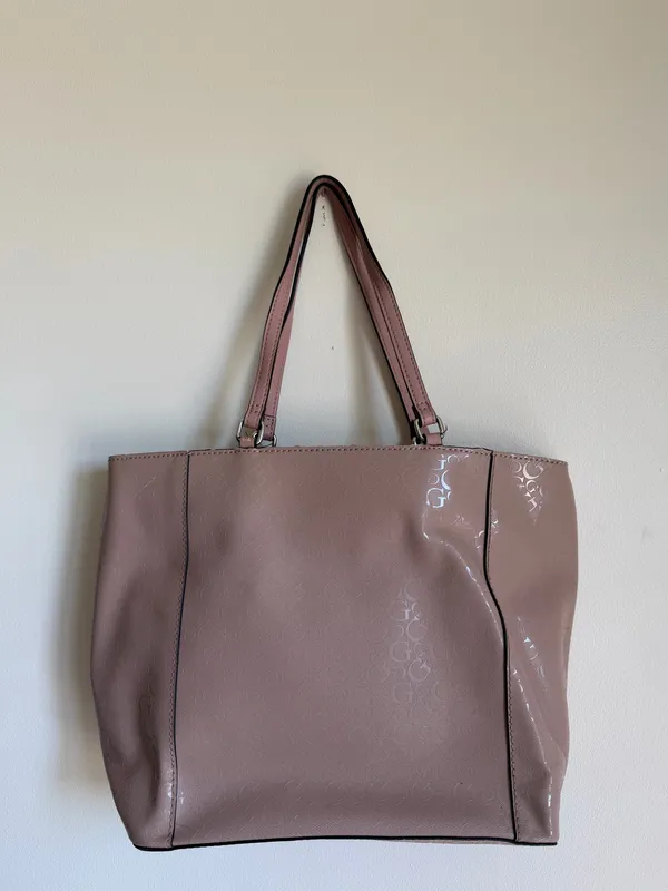 Guess Los Angeles Blush Pink Tote Bag Purse - Image 3