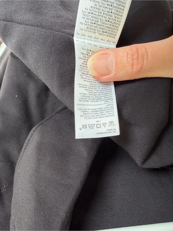 Athleta Eastbound Blazer Black Open Front Career Travel Jacket Size‎ 12 - Image 5