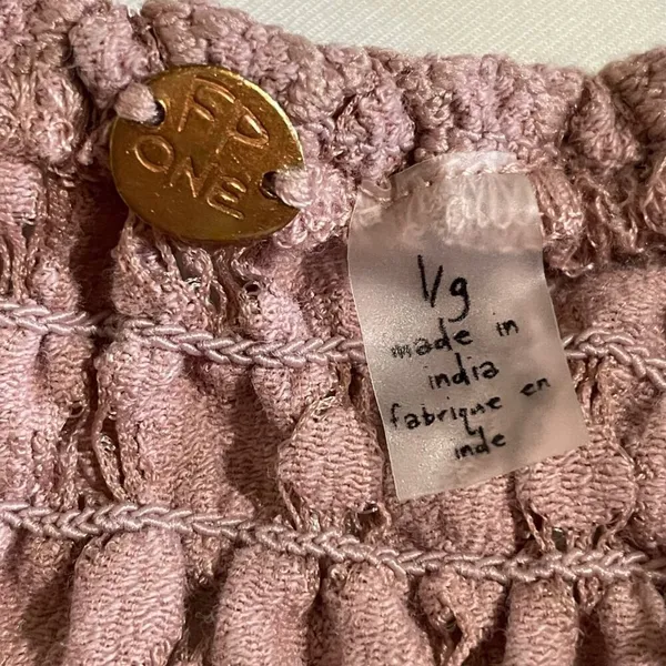 Free People Adella Cami Dusty Mauve | Size Large | NWT Feminine Crochet Top - Image 6