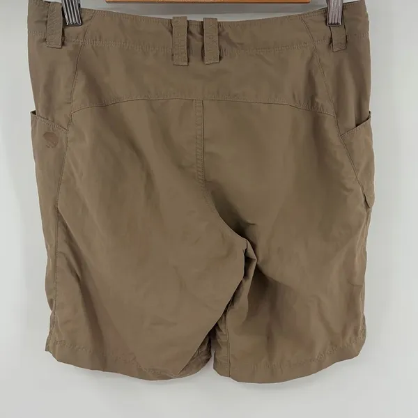 Mountain Hardwear khaki nylon hiking short women’s size 2 outdoor camping - Image 4