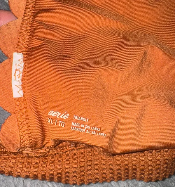 Aerie Orange Bikini Top - Image 3