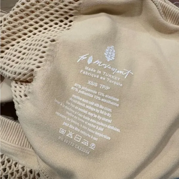 NEW Free People Movement Mesh In Session Tank Top Tan Women’s XS/Small - Image 4