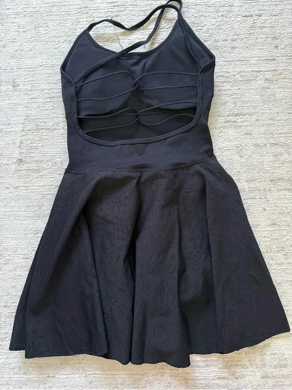 SHEIN Black Halter Peplum Mini Dress with Shorts (Size XS) - Image 4