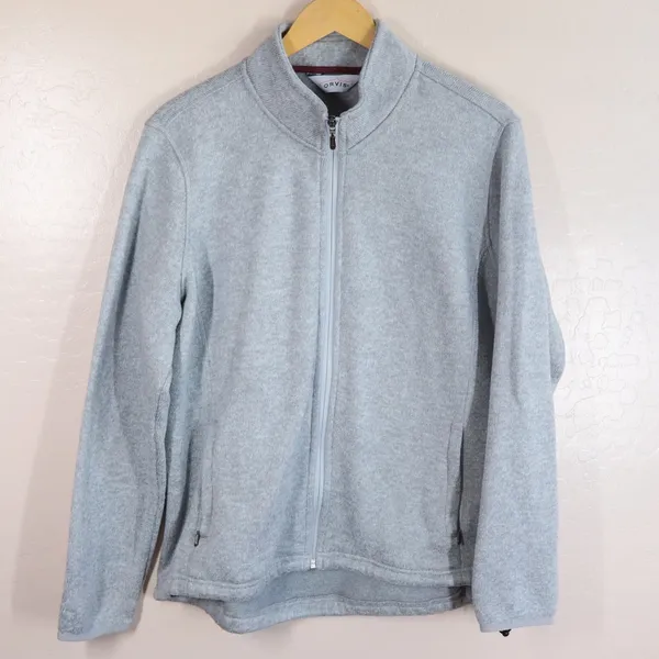 ORVIS Womens Full Zip‎ Fleece Jacket Gray Size XL - Image 9