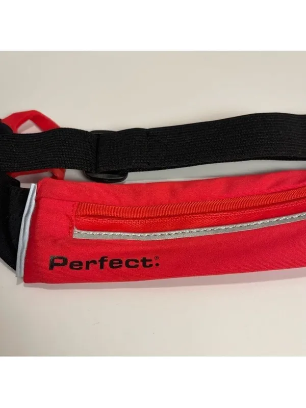 Perfect Red Running Belt Waist Fanny Pack Phone Holder Adjustable Fitness NEW - Image 3