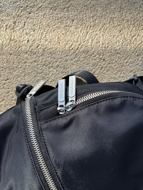 Lululemon Bag City Adventurer Backpack Micro Black+Silver Mini Bag Purse Soldout - Image 8