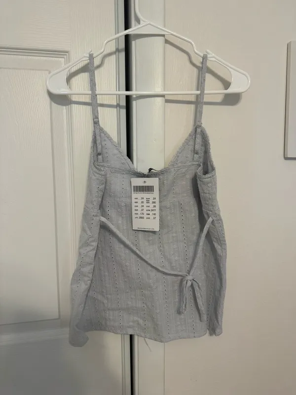 Brandy Melville Light Blue Tank Top - Image 5