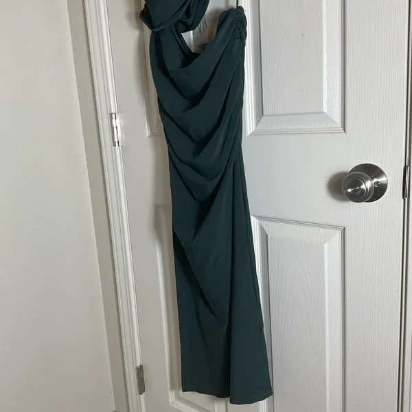 Zara Woman’s Draped Cut-Out Strapless Dress Size Large - Image 6