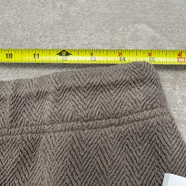PacSun‎ Baggy Herringbone Knit Pants Taupe Brown Cotton Drawstring Womens S NEW - Image 5
