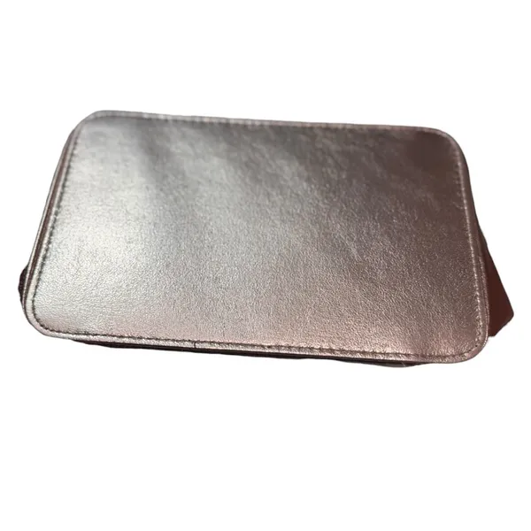 Lancôme Metallic Rose Gold Cosmetic Train Case | NWOT | Large Vanity Organizer - Image 9