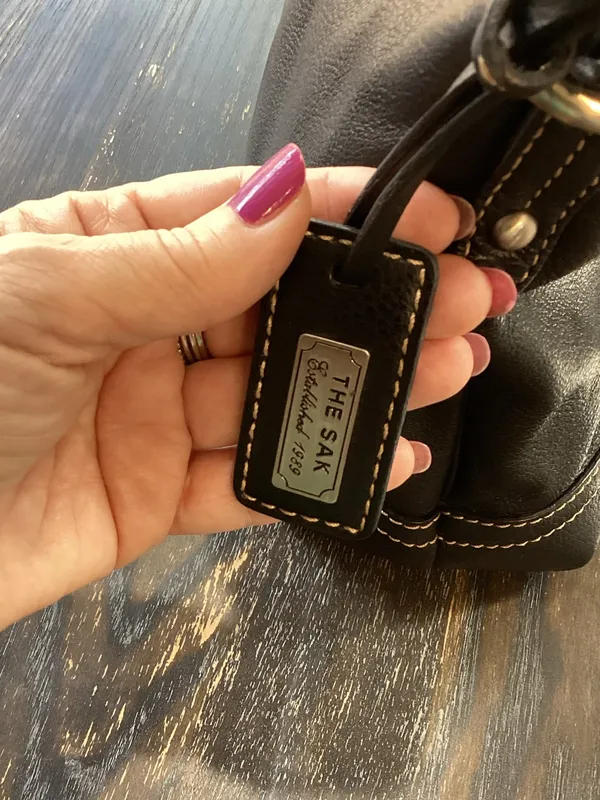 The Sak Black Leather Shoulder Bag - Image 3