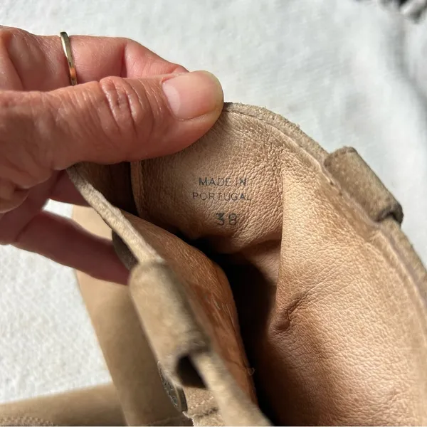 Birkenstock Tan Suede Boots - Image 7