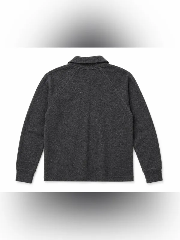 Nike Women’s Therma-FIT 1/4 Zip Pullover Gray Fleece Sweatshirt Large L - Image 3