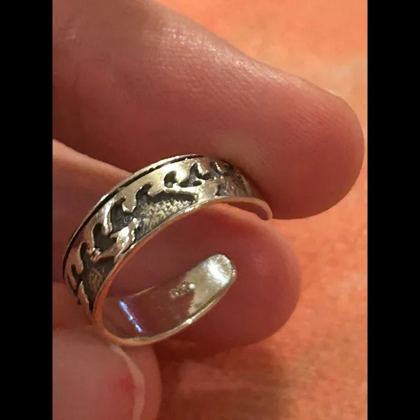Fashion 925 Sterling silver Knuckle Ring Open toe Rings Women Adjustable d23 - Image 4