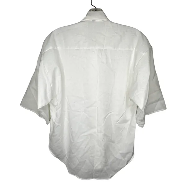 Vintage Rhapsody‎ White Blouse Size M - Image 6