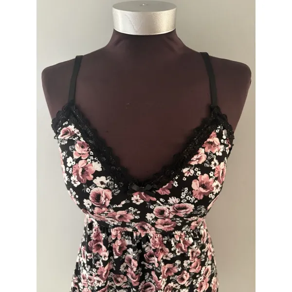 Marilyn Monroe Babydoll Top Large Floral Fairy Y2K Lace Cami Coquette Feminine - Image 2