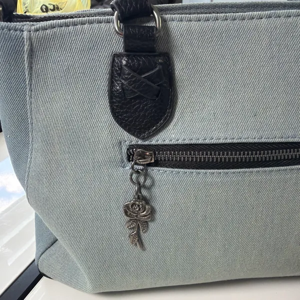 NWT Ed Hardy Denim Eagle Rhinestone Tote Bag - Y2K Vintage Style - Image 17