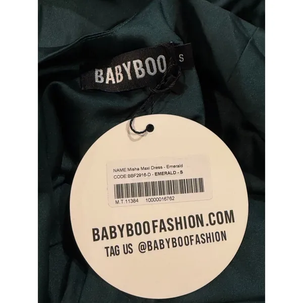 Babyboo Misha Maxi Dress Emerald Green NEW NWT Size Small - Image 9