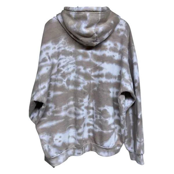 Aviator Nation Hand Dyed Relaxed Pullover Hoodie Sweatshirt Tie Dye Sand Size XL - Image 2
