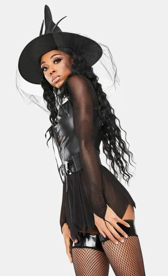 Dolls Kill Tricks N Treats In The Night Witch Costume - Image 2
